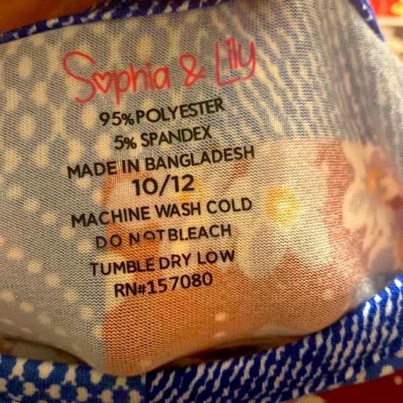 10-12 Girls dress lot, size 10-12, NWT, 2 piece set,2 patterns, girls NWT - Picture 14 of 15